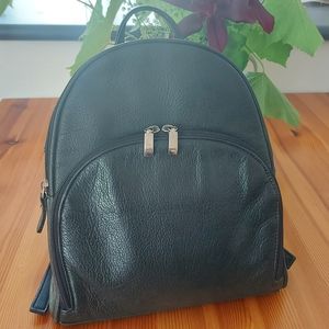Genuine leather 90s mini backpack